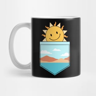 Cute Sun Kawaii Pocket Mug